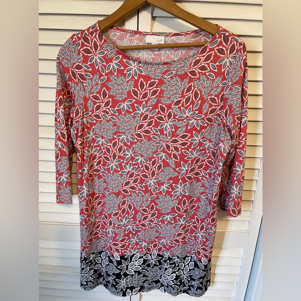 J Jill 3/4 length sleeve tunic size M